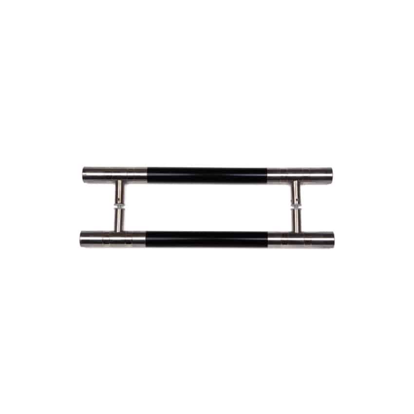 110-1.jpg Kahe Plexiglas schwarz Glastürgriff 60x30 – Bild 1