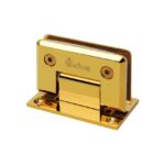 Kahe Glas-Wand-Duschtürscharnier Gold